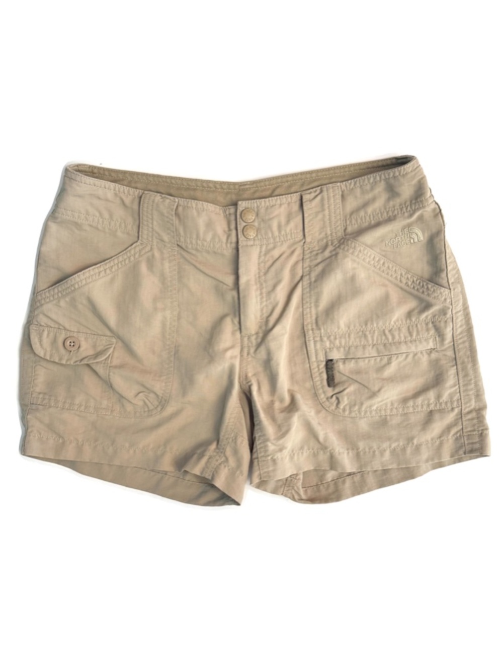The North Face Women's Paramount Porter Khaki Shorts Size 10